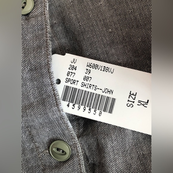 Men’s John Varvatos ⭐️ U.S.A. Reversible Long Sleeve Sport Shirts - Picture 15 of 16